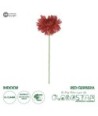 GloboStar® Artificial Garden RED GERBERA BRANCH 21207 Τεχνητό Διακοσμητικό Κλαδί Ζέρμπερας Κόκκινο Y44cm